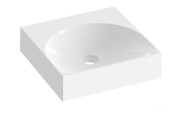 Раковина для ванной Ravak Lite S 45х45 см литой мрамор белый XJX01345000