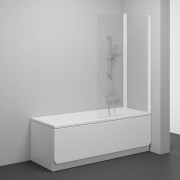 Шторка для ванни Ravak CVS2-100 R прозоре скло/білий матовий 7QRA0E00Z1