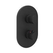 Термостат для душа скрытого монтажа Ravak Chrome II черный X070469