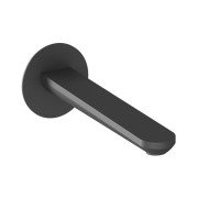 Излив для смесителя Ravak Eleganta настенный черный матовый X07P804