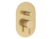 Змішувач для душу Ravak Espirit вбудований золото матове X070608