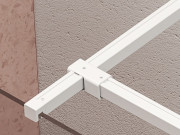 T-подібне з'єднання для душової кабіни Ravak Walk-In метал білий матовий GWD01000E008