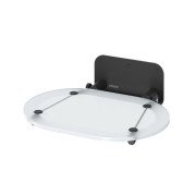 Сиденье для душа Ravak Ovo Chrome прозрачный/черный B8F0000065