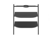 Консоль под раковину Ravak Yard 600 металл/МДФ черный матовый D80000D005