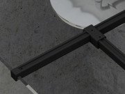 T-образное соединение для душевой кабины Ravak Walk-In металл черный GWD010003025