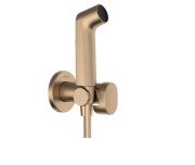 Гігієнічний душ Hansgrohe Bidette 1jet S зі шлангом та тримачем бронза 29230140