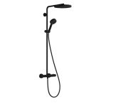 Душова стійка Hansgrohe Pulsify S Puro Showerpipe 260 1jet із термостатом чорний матовий 24236670