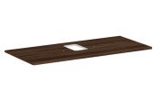 Столешница под раковину Hansgrohe Xelu Q 118х55 см с вырезом ДСП темный орех 54122630