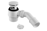 Сифон McAlpine для душового піддону 50 мм клік-клак білий глянсовий HC26-IOF-95-WH
