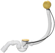 Злив-перелив для ванни McAlpine автомат золото HC31-GOLD
