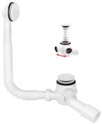 Злив-перелив для ванни McAlpine клік-клак білий глянсовий HC2600CL-WH