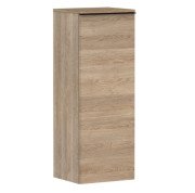 Шафка для ванної підвісної Hansgrohe Xelu Q 40х35 см петлі зліва МДФ/ДСП натуральний дуб ручка матова чорна 54129670