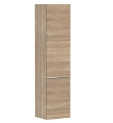 Пенал подвесной Hansgrohe Xelu Q 40х35 см петли слева МДФ натуральный дуб ручка матовый белый 54137700