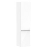 Пенал підвісний Hansgrohe Xelu Q 40х35 см петлі зліва МДФ глянсовий білий ручка хром 54135000