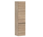 Пенал подвесной Hansgrohe Xelu Q 40х35 см петли слева МДФ натуральный дуб ручка матовый черный 54137670