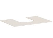 Стільниця під раковину Hansgrohe Xevolos E 78х55 із вирізом по центру МДФ пісочний матовий бежевий 54208780