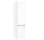 Пенал подвесной Hansgrohe Xelu Q 40х35 см петли слева МДФ глянцевый белый ручка хром 54135000