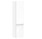 Пенал підвісний Hansgrohe Xelu Q 40х35 см петлі зліва МДФ глянсовий білий ручка матовий білий 54135700