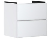 Тумба под раковину подвесная Hansgrohe Xevolos E 58х47,5 см матовый белый/белый 54175320