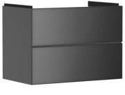 Тумба під раковину підвісна Hansgrohe Xevolos E 78х47,5 см сланцево-сірий матовий/сланцево-сірий 54180770