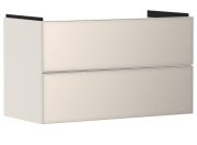 Тумба под раковину подвесная Hansgrohe Xevolos E 98х47,5 см песочно-бежевый матовый/песочно-бежевый 54182790