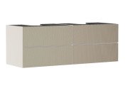 Тумба під раковину підвісна Hansgrohe Xevolos E 157х55,5 см пісочно-бежевий матовий/візерункова бронза 54200390