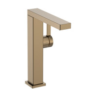 Змішувач для раковини Hansgrohe Tecturis E CoolStart із донним клапаном бронза 73063140