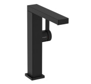 Смеситель для раковины Hansgrohe Tecturis E CoolStart с донным клапаном черный матовый 73063670