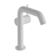 Смеситель для раковины Hansgrohe Tecturis S CoolStart с донным клапаном белый матовый 73342700