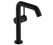 Смеситель для раковины Hansgrohe Tecturis S CoolStart с донным клапаном черный матовый 73364670
