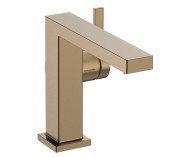 Смеситель для раковины Hansgrohe Tecturis E CoolStart с донным клапаном бронза 73024140
