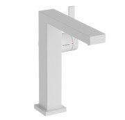 Смеситель для раковины Hansgrohe Tecturis E CoolStart с донным клапаном белый матовый 73042700