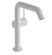 Змішувач для раковини Hansgrohe Tecturis S CoolStart із донним клапаном білий матовий 73364700