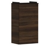 Тумба під раковину Hansgrohe Xelu Q 34х26,5 см петлі праворуч МДФ темний горіх ручка матовий чорний 54018670