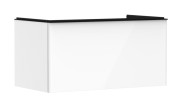 Тумба під раковину підвісна Hansgrohe Xelu Q 98х55 см МДФ глянсовий білий матовий чорний 54058670