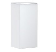 Полупенал для ванной подвесной Hansgrohe Xevolos E 40,5х37 см петли слева матовый белый/белый 54212320