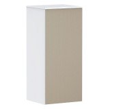 Полупенал для ванной подвесной Hansgrohe Xevolos E 40,5х37 см петли слева матовый белый/узорчатая бронза 54212730