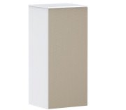 Полупенал для ванной подвесной Hansgrohe Xevolos E 40,5х37 см петли справа матовый белый/узорчатая бронза 54215390