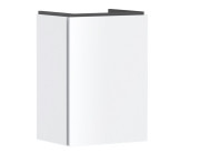 Тумба под раковину подвесная Hansgrohe Xilesa E 43х33 см петли слева МДФ матовый белый 54245700