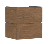 Тумба під раковину підвісна Hansgrohe Xilesa E 58х47 см ДСП дуб кашемір 54254550