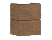 Тумба под раковину подвесная Hansgrohe Xilesa E 48х38 см ДСП дуб кашемир 54248550