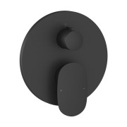 Змішувач для душу прихованого монтажу Ravak Spring 065.00 чорний матовий X070552