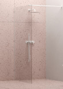 Душова нерухома стінка Ravak Walk-In Wall 80 білий матовий профіль скло transparent GW9W40E0SZ1
