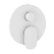 Змішувач для душу прихованого монтажу Ravak Spring 065.00 білий матовий X070574