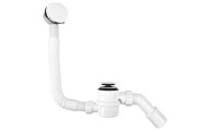 Злив-перелив для ванни McAlpine клік-клак із наповненням білий HCN2600CC-15MM-WH