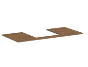 Стільниця під раковину Hansgrohe Xilesa E 118х55 з вирізом по центру ДСП дуб кашемір 54271550