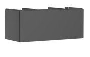Тумба под раковину подвесная Hansgrohe Xilesa E 118х55 см МДФ сланцево-серый матовый 54267760