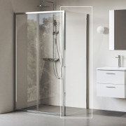 Душевая боковая стенка Ravak Blix II NBLPS 90 профиль полированный алюминий стекло transparent 9BM70C00Z1