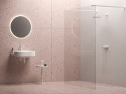 Душова перегородка Ravak Walk-In Free 140 білий матовий профіль скло transparent GW9FM0E0SZ1