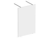 Душова перегородка Ravak Walk-In Free 160 профіль полірований алюміній скло transparent GW9FS0C0SZ1